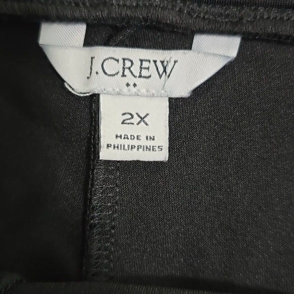 J Crew Women's 2X Black Athletic Skort Elastic Waist Plus Size - Picture 4 of 6